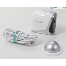 Sygonix SY-4452324 Kompaktkamera Überwachungskamera 1920x1080 Pixel 2,8mm Objektiv WLAN IP FHD weiß (281775)