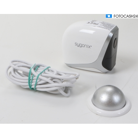 Sygonix SY-4452324 Kompaktkamera Überwachungskamera 1920x1080 Pixel 2,8mm Objektiv WLAN IP FHD weiß (281775)