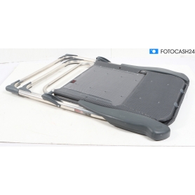 Crespo AL-213C Compact Faltstuhl Campingstuhl Klappsessel Garten Terrasse anthrazit (281457)