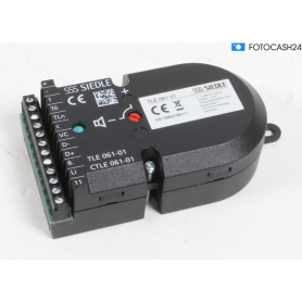 Siedle TLE 061-01 Einbautürlautsprecher, schwarz (200049180-00) (282431)