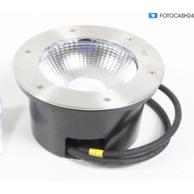 Paulmann LED Bodeneinbauleuchte Durea IP67 rund 213mm 3000K 12,5W 870lm 230V, Metall, edelstahl (94655) (282456)