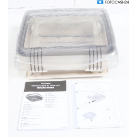 Dometic Micro Heki Dachhaube, 28x28cm, ohne Zwangsbelüftung & mit Rollo (282458)