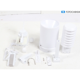 Techno Line MA 10061 WLAN-Wetterstation Set Windmesser Temperatur-Luftfeuchtemelder Regensensor weiß (282572)