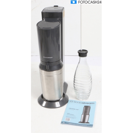 SodaStream Crystal 3.0 Trinkwassersprudler Wassersprudler 615ml schwarz (282588)