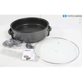 Tristar PZ-9145 Multifunktionspfanne Elektropfanne Grillen Braten Camping 1500 Watt Ø 40cm schwarz (282630)