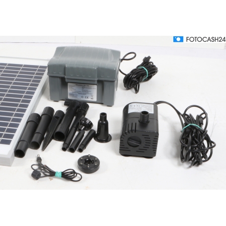 Esotec Siena Plus 101780 Solar-Pumpenset mit Beleuchtung, mit Akkuspeicher 1500 l/h (282696)