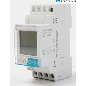 Orbis Data LOG 230V Hutschienen-Zeitschaltuhr Zeitschalttechnik digital 250V/AC (281871)