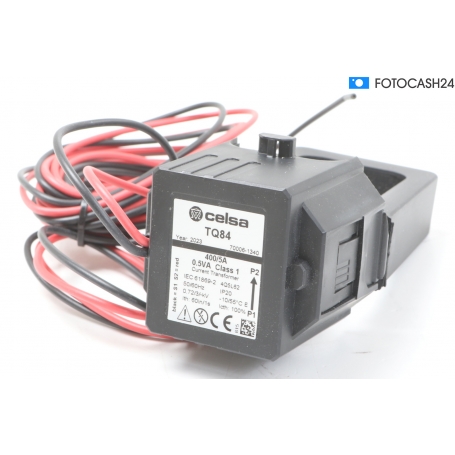 Celsa TQ84400/5A0.5VA Kl.1 Kabelumbaustromwandler Stromwandler 400A 5A schwarz (281877)
