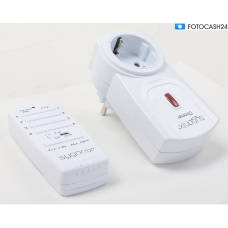 Sygonix SY-3523472 Dimmer-Set Zwischenstecker Schaltleistung 300W Reichweite 70m weiß (282344)