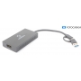 Renkforce RF-4715072 externe Grafikkarte Grafikadapter DDR3-RAM USB 5Gbps HDMI DVI schwarz (283191)