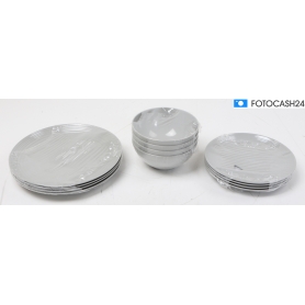 Flamefield Cool Grey Geschirrset, 12-teilig (283343)