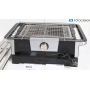 Severin Severin PG 8117 Elektrogrill Standgrill 3000 Watt 2 Grillzonen schwarz silber (282449)