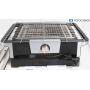 Severin Severin PG 8117 Elektrogrill Standgrill 3000 Watt 2 Grillzonen schwarz silber (282449)