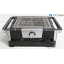 Severin Severin PG 8117 Elektrogrill Standgrill 3000 Watt 2 Grillzonen schwarz silber (282449)