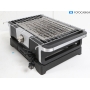 Severin Severin PG 8117 Elektrogrill Standgrill 3000 Watt 2 Grillzonen schwarz silber (282449)