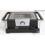 Severin Severin PG 8117 Elektrogrill Standgrill 3000 Watt 2 Grillzonen schwarz silber (282449)