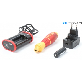 Wiha 590T101 speedE Set 1 Bit-Schraubendreher E-Schraubenzieher VDE Pozidriv PlusMinus SoftFinish (281541)