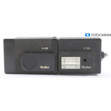Rollei A 26 Pocket Kamera mit Blitz C26 (282123)
