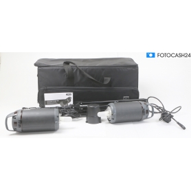 Metz Set 2x Studioblitz Mecastudio TL-300 mit Stative und Tasche (282945)