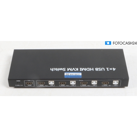 SpeaKa Professional 4 Port KVM-Umschalter HDMI USB (283060)