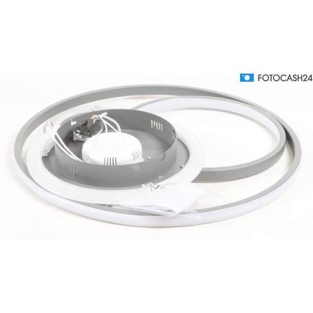 Brilliant Runda LED-Deckenleuchte Deckenlampe 51,5 Watt grau (283637)