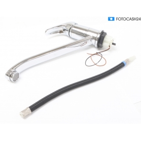 Comet Roma Wasserhahn, Ø33mm, Nylonflexschlauch, Mikroschalter, 22cm Auslauf (281817)