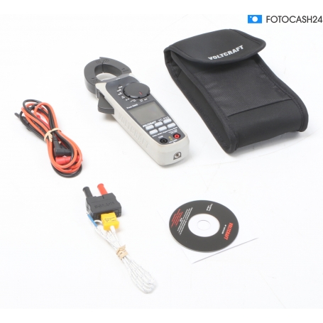 Voltcraft VC-533 SE Stromzange Strommessgerät digital CAT III 600V Anzeige Counts 6000 (282324)