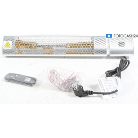 SHX SHXTH2000GF Terrassen-Strahler Infrarot-Strahler Heizstrahler 2000 Watt 10m² silbrt (283194)