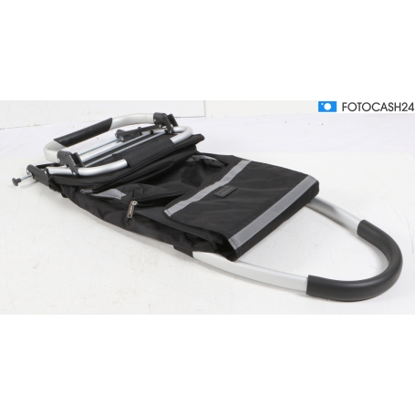 Metafranc WU6816800 Einkaufstrolley Einkaufswagen Einkaufstasche 59 Liter 20kg Tragkraft schwarz grau (283240)