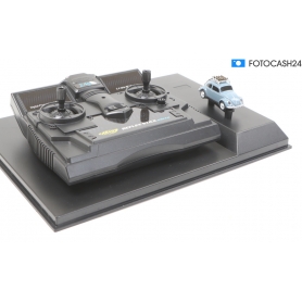Carson Modellsport 500504149 Modellauto VW Käfer Wintersport 1:87 RC Elektro Straßenmodell grau (283375)