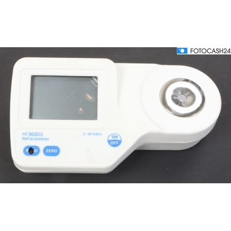 Hanna Instruments HI 96801 Refraktometer Digital/Optisch für Saccharose, bis +80 °C (283401)