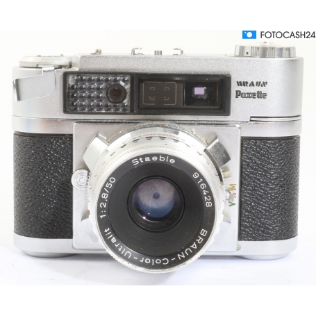 Braun Paxette mit Braun-Color-Ultralit 2,8/50 (283436)