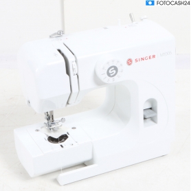Singer M1005 Nähmaschine Freiarmnähmaschine automatische Einfädelfunktion weiß (283520)