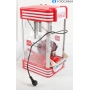 Salco SNP-27CC Popcorn-Maker Jahrmarkt-Popcornmaker Popcorngerät rot weiß (283646)