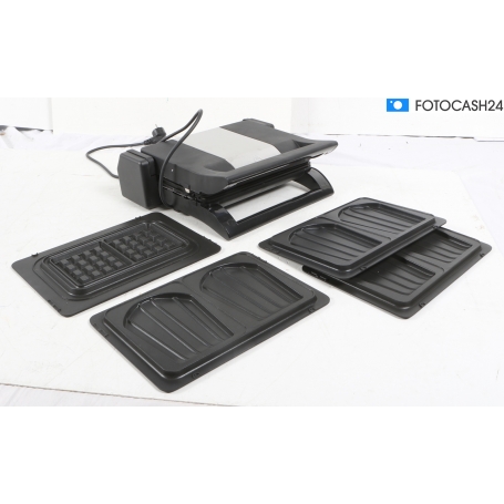 Princess Tisch Multi-Grill Kontaktgrill Waffeleisen 1500 Watt klappbar 01.112536.01.002 (283747)