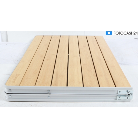 Outwell Calgary L Campingtisch Klapptisch Esstisch Reisetisch 90x120x70cm Bambus Garten Terrasse faltbar braun (283760)