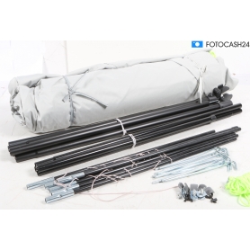 Reimo Mauritius Premium Sonnenvordach, 260x300x190cm, hellgrau (283766)