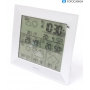 Technoline WD2000 Satelliten Wetterstation mit Außensensor Luftdruck Wettervorhersage silber (283657)