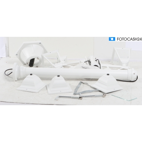 Nissie Außenstandleuchte 3flg weiß (283923)