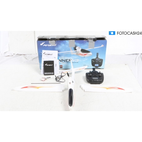 Amewi Skyrunner V3 Gyro RC Motorflugmodell Flugzeug RtR 750 mm 2,4 GHz (284133)