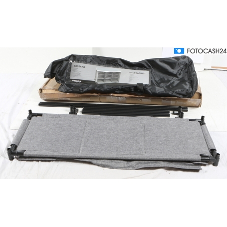 Wecamp Modus Schuhschrank Camping-Schrank 88x34x51cm Wohnwagen Reisemobil grau (283026)