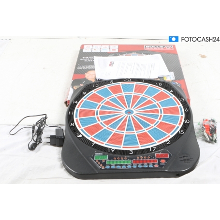 Bull "s Flash RB-Sound LED Elektronik-Dartboard Dartscheibe 8 Spieler schwarz (283032)