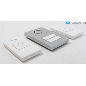 M-E Vistus AD-4020 Audio-Türsprechanlage Gegensprechanlage Set 2 Familienhäuser silber (284189)