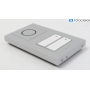 M-E Vistus AD-4020 Audio-Türsprechanlage Gegensprechanlage Set 2 Familienhäuser silber (284189)
