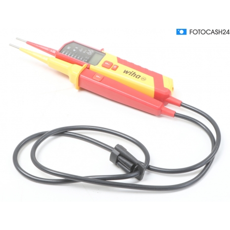 Wiha 45217 Spannungsprüfer Durchgangsprüfer Spannungstester Stromprüfer CAT III 1000V CAT IV 600V LED Akustik (284274)