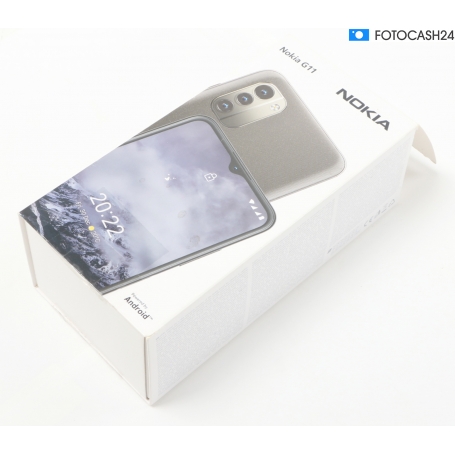Nokia G11 6,5" Smartphone Handy 32GB 13MP Dual-SIM Android Fingerabdrucksensor charcoal (284288)