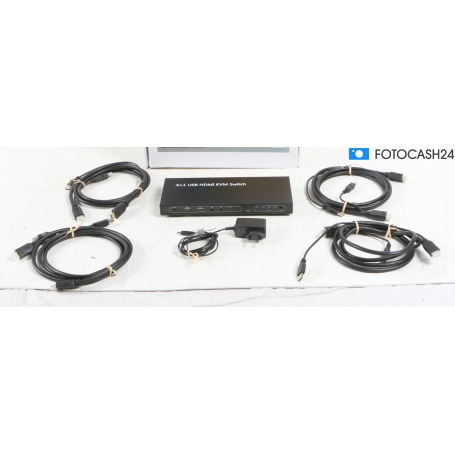 SpeaKa Professional 4 Port KVM-Umschalter HDMI USB (284483)