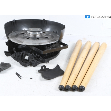 Cadac Citi Chef 40 FS Gasgrill, 2700W, 50mbar, schwarz (284570)