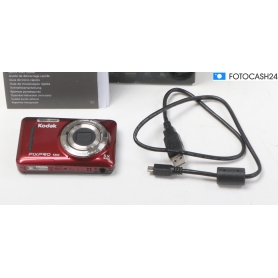 Kodak Friendly Zoom FZ53 digitale Kompaktkamera 16MP 5,1-25,5mm Objektiv 2,7 LCD-Display rot (284642)