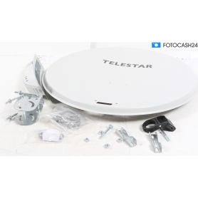 Telestar DIGIRAPID 80 SAT Antenne Satellitenschüssel 80cm Aluminium lichtgrau (284845)